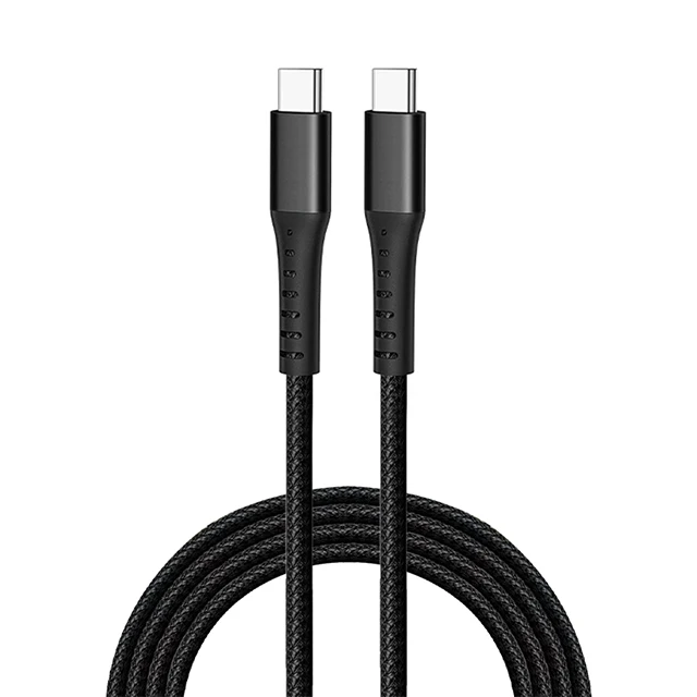 Durable Nylon Braided Fast Charging USB C to USB C Data Cable