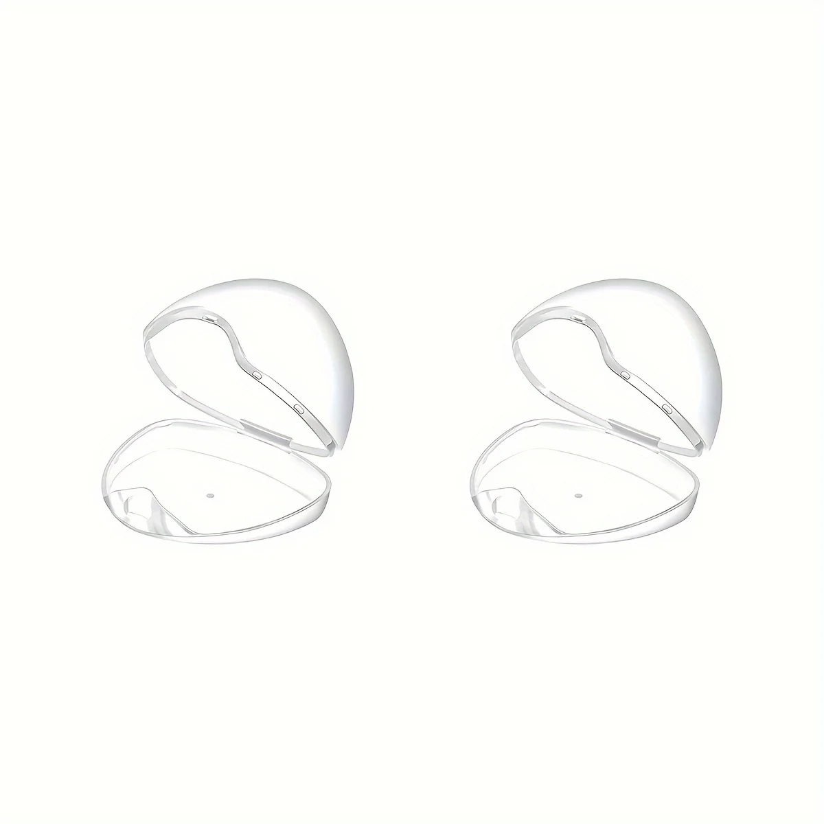 Transparentes Schnulleretui, Schnullerhalterbox, BPA-freies Nippelschutzhülle für Reisen und Zuhause