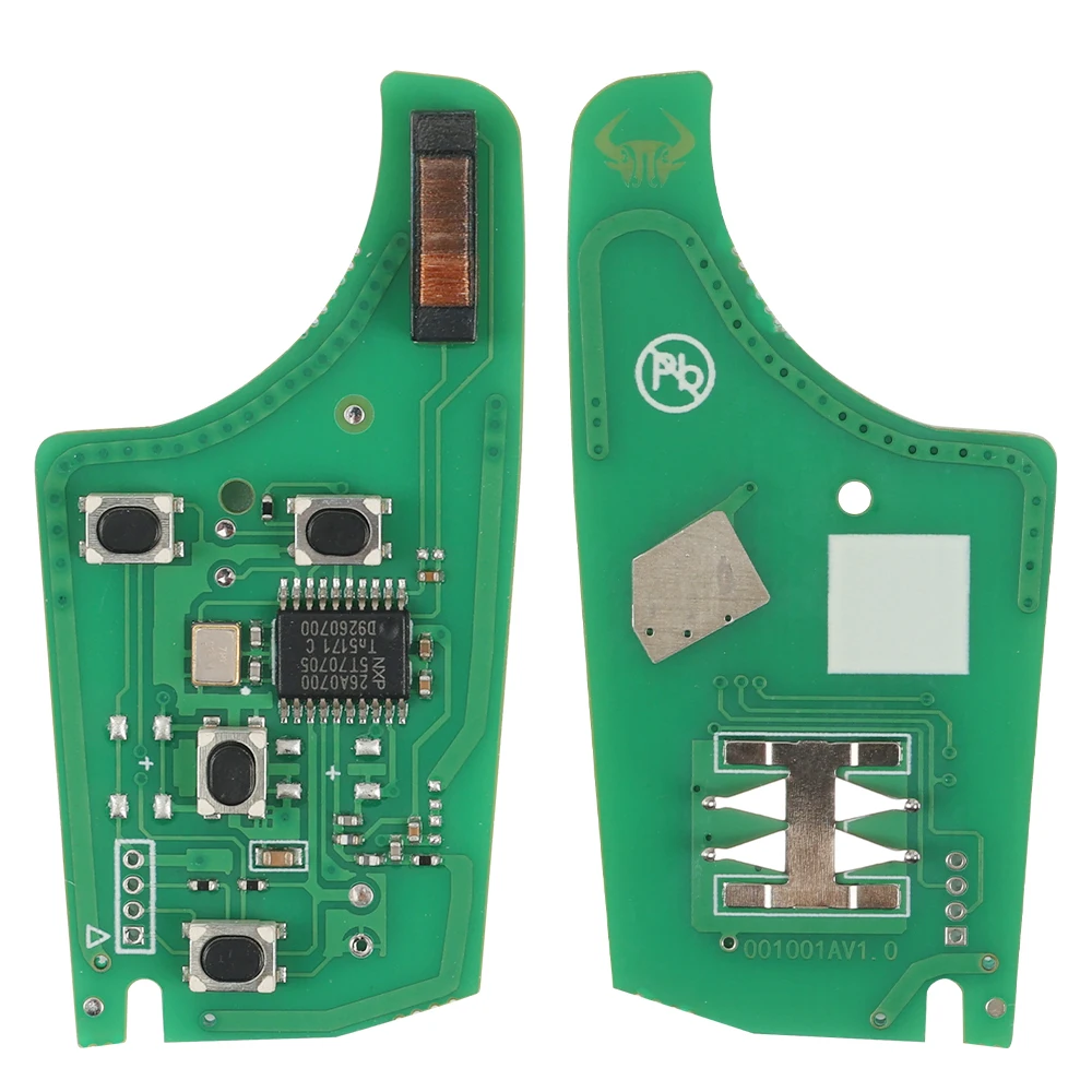 รีโมทกุญแจพับได้ 3 ปุ่ม LIXIANG รุ่น A2GM3AFUS03 GM94543201 ความถี่ 315MHz/ 433MHz ชิป ID46 สำหรับรถยนต์เชฟโรเลต สปาร์ค ปี 2013 2014 2015 2016 2