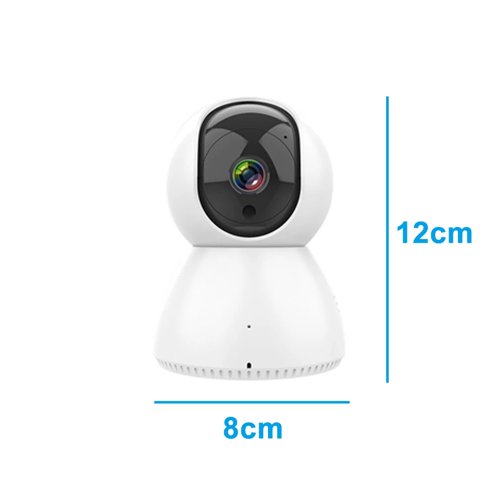 Smart Camera 1080P 360 Angle WiFi Night Vision Webcam Video IP Camera Baby Security Monitor AI Auto Tracking Smartlife APP Security Camera Wireless Baby Monitor Video Baby Monitor