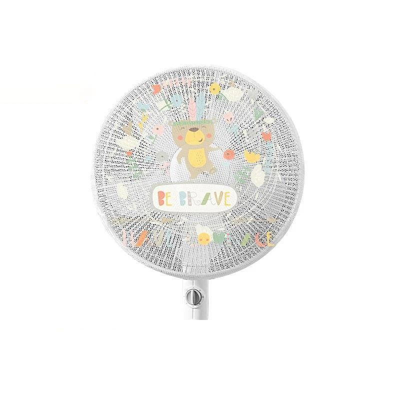 F5 Anti-pinch Hand Fan Protection Net Cover Electric Fan Dustproof Protection Cover Safety Net Children