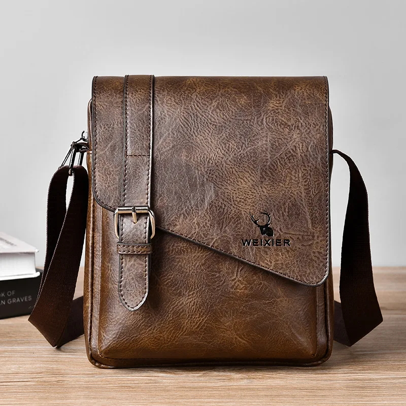 Men's Bag Pu Leather Messenger Bag Shoulder Bag Husband Business Crossbody  Handbags Brand Designer Luxury Bag Drop Shipping - Shoulder Bags -  AliExpress