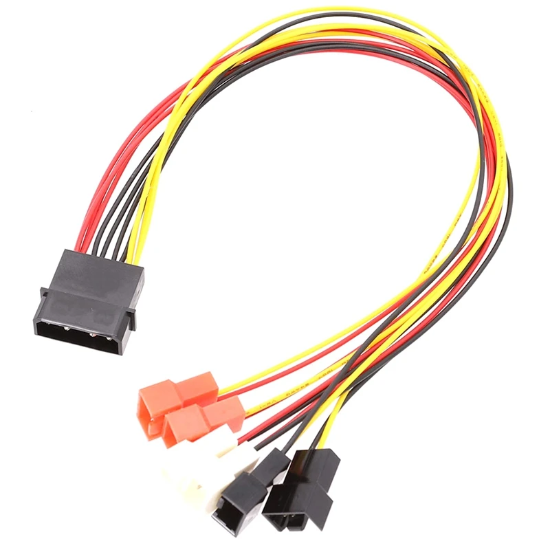 

Адаптер кабеля питания для вентилятора NEW-4Pin Molex на 3 контакта 12 в 7 в 5 В