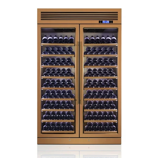 Wine cooler 200 bottles full 304 stainless steel wine fridge