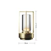 Touch table lamp Plastic USB charging LED lamp Bedroom bedside decoration desk lamp Outdoor camping atmosphere night light 6