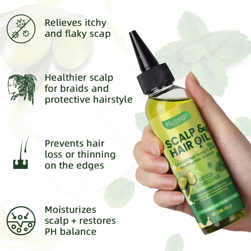 Oil Sheen Hair Spray For Braids Anti-Itch Dreadlocks Oil Hair And Scalp Protector For Care Moisturizes Add Extra Shine