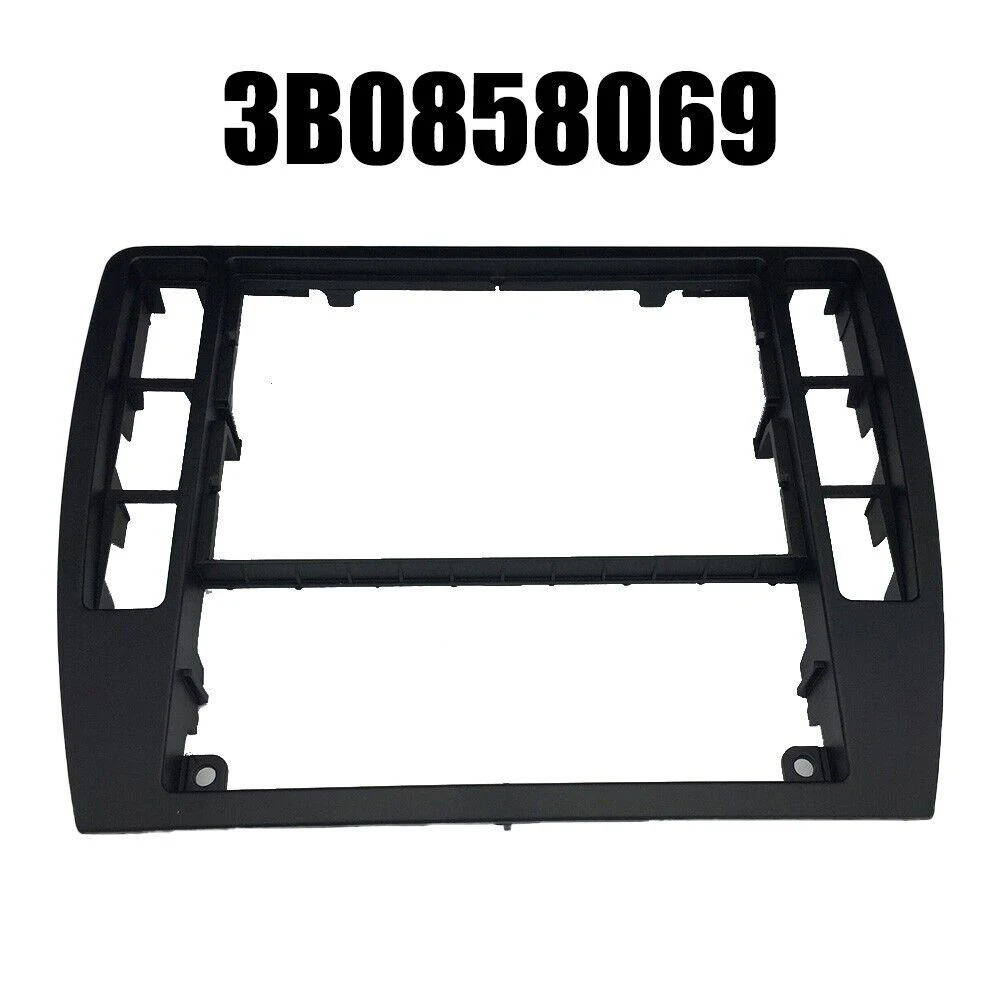 Car interior trim car radio housing Car center console frames Radio dash console trim bezel panel For Passat B5 B5.5 Decorative dashboard frame 3B0858069 Parts