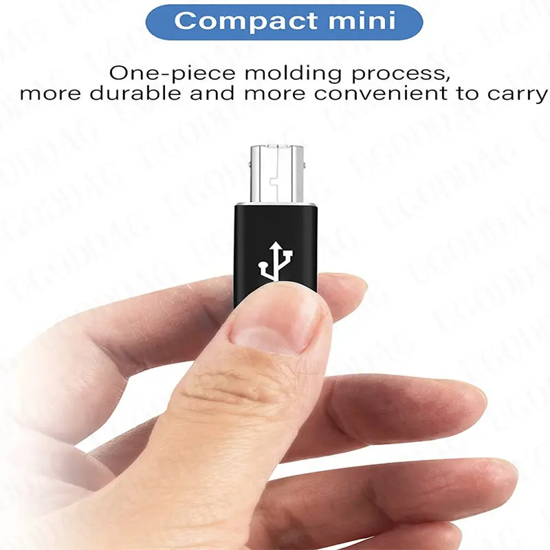 USB 2.0 Printer Adapter USB Type c Adapter For Printer Hard Drive Base Fax Machine Scanner USB 2.0 Type c Printer Adapter