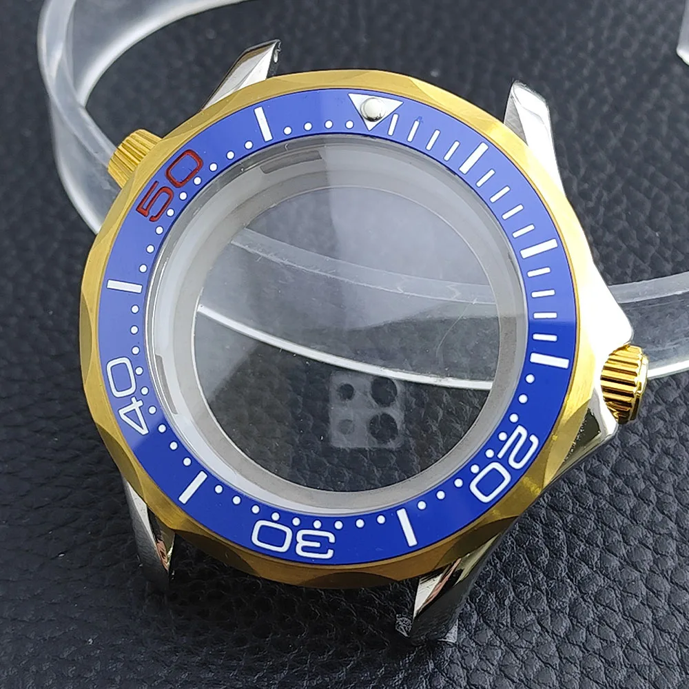 Premium 42mm Men's Watch Case with Sapphire Glass and 20mm Strap - Complete Watch Accessory Set with Box
