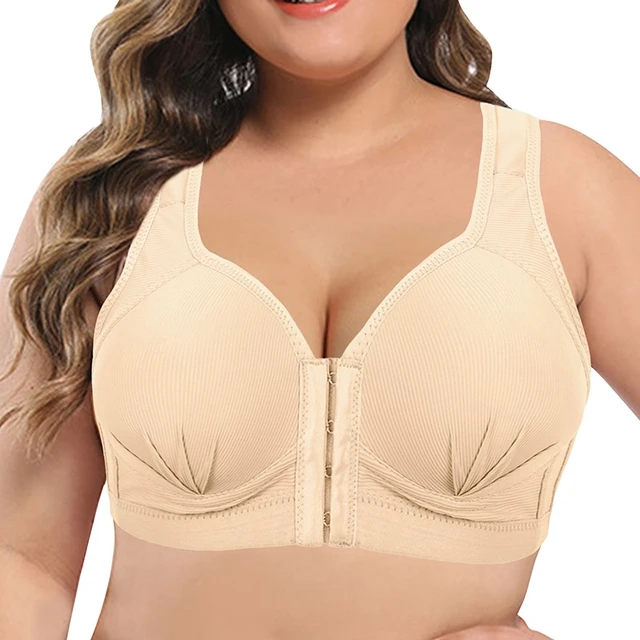 Plus Size Front Closure Push Bras  Size Bra Women Front Closure - Plus  Size Women - Aliexpress