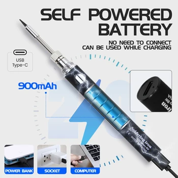 Cordless USB Rechargeable Soldering Iron 1