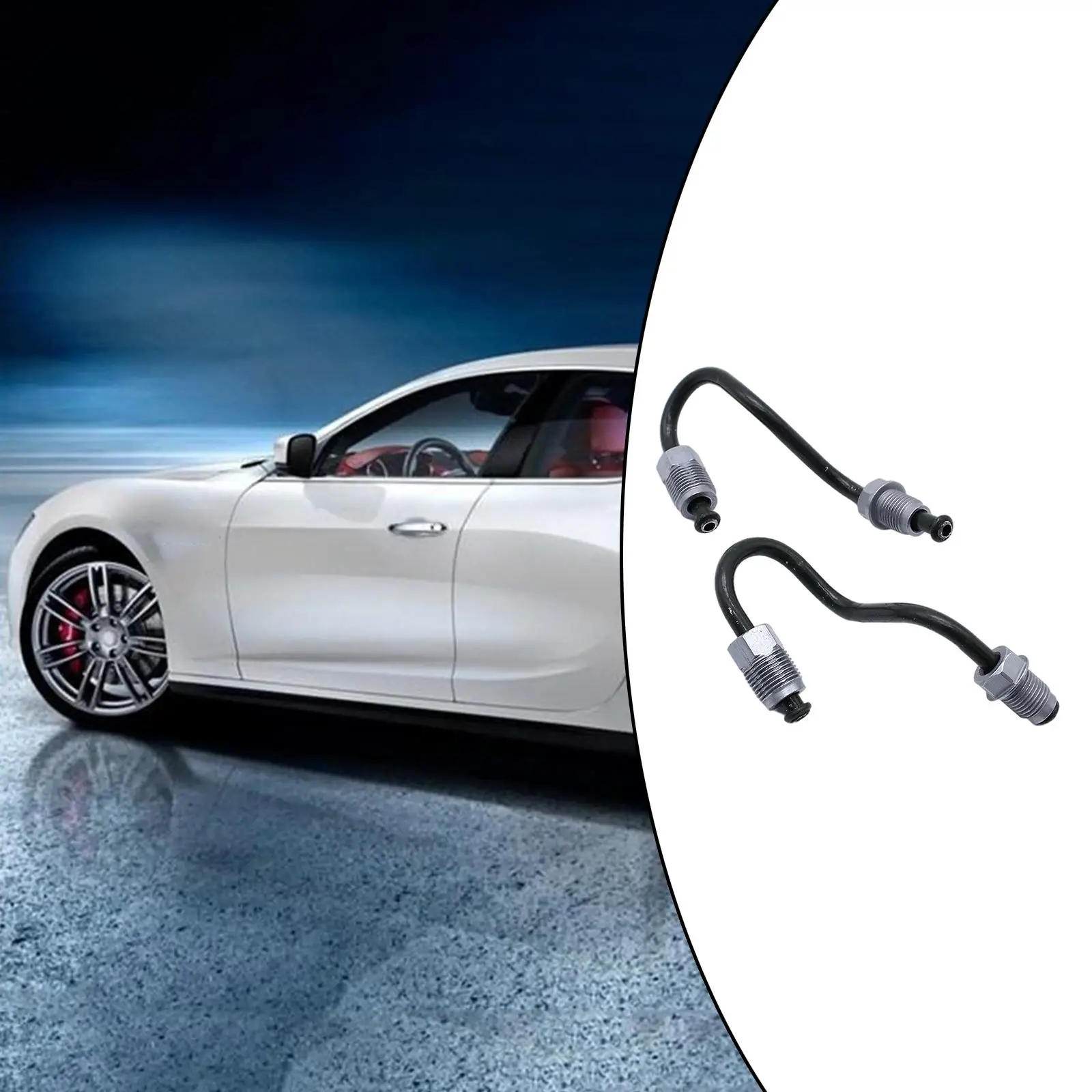 Car Brake Hoses 1K0611763E 1K0611764L 1K061176495 A1190 1K0611763F 1 Pair Brake Caliper Pipes 3 TT Improve Sensitivity
