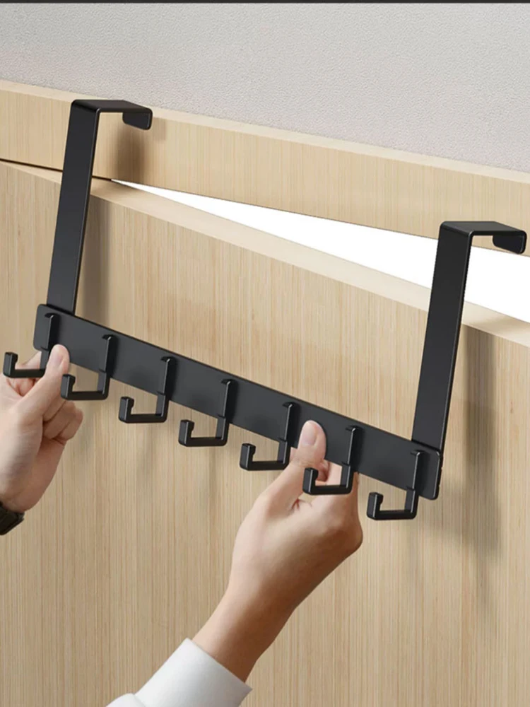 Bathroom Door Hook Hanger Adhesive Over The Door Double Hanger Hooks Metal Twin Back On Organizer Accessories storage hook door hook