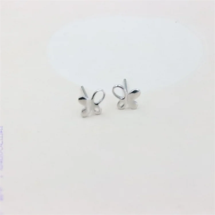 

Женские серьги-гвоздики в виде бабочки, из серебра 100% пробы