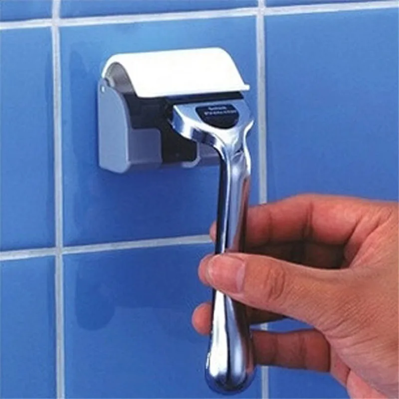 

Plastic Shaver Rack Bathroom Razor Holder Storage Rack Viscose Type Wall Hook Hangers Hook With Cover