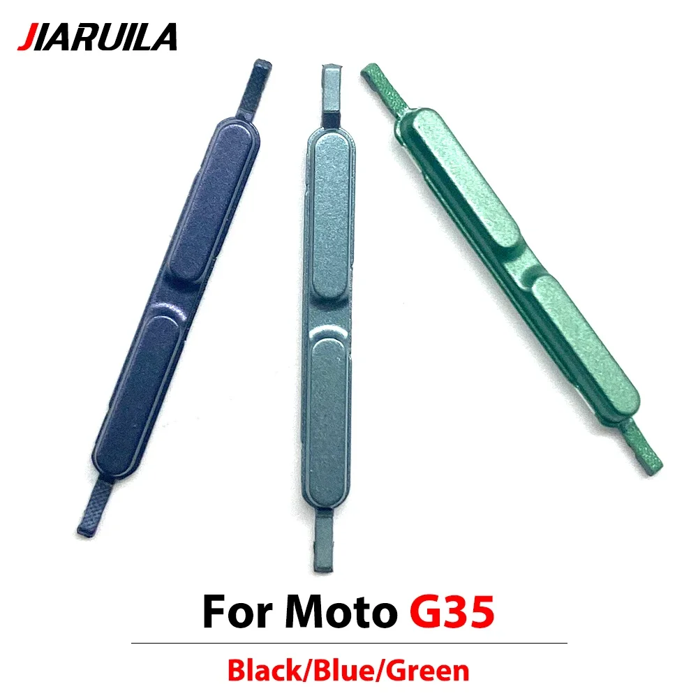 10Pcs, 전원 스위치 켜기 끄기 버튼 볼륨 키 버튼 모토로라 모토 G05 G15 G35 G45 G55 G85 용 플렉스 케이블