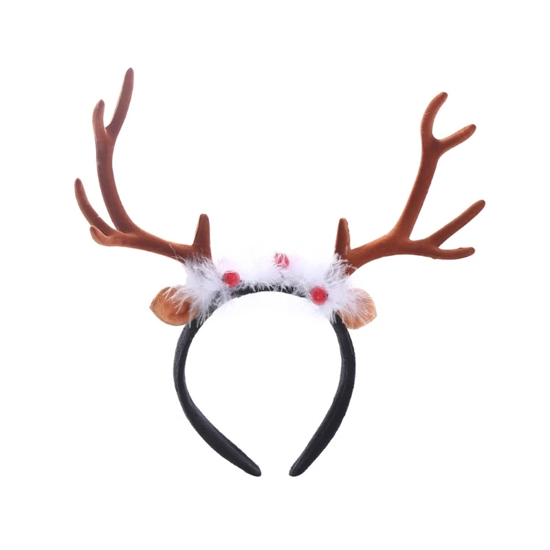 

Adult Taking Photo Hairband Reindeer Antler Hair Hoop for Christmas Party