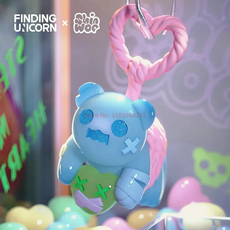 Genuine Finding Unicorn Shinwoo Baddy Bear Town Series Toys