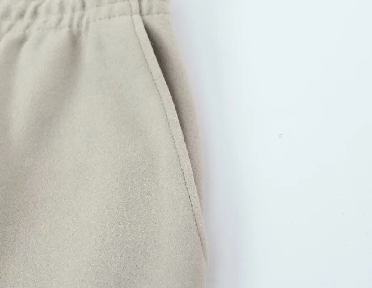 HH Damen Mode Vielseitiges Set: Stehkragen-Pullover mit Reißverschluss + Hochgeschnittene Hose mit Langen Ärmeln, Elastischem Bund und Kordelzug – Detail 14