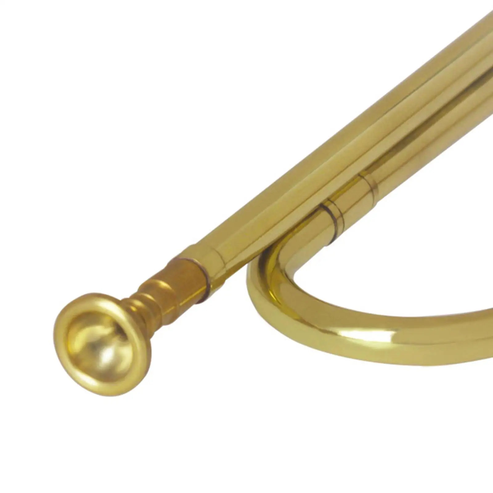 B Flat Bugle Music Instrument Scouting Trumpet Bugle for Orchestra Band