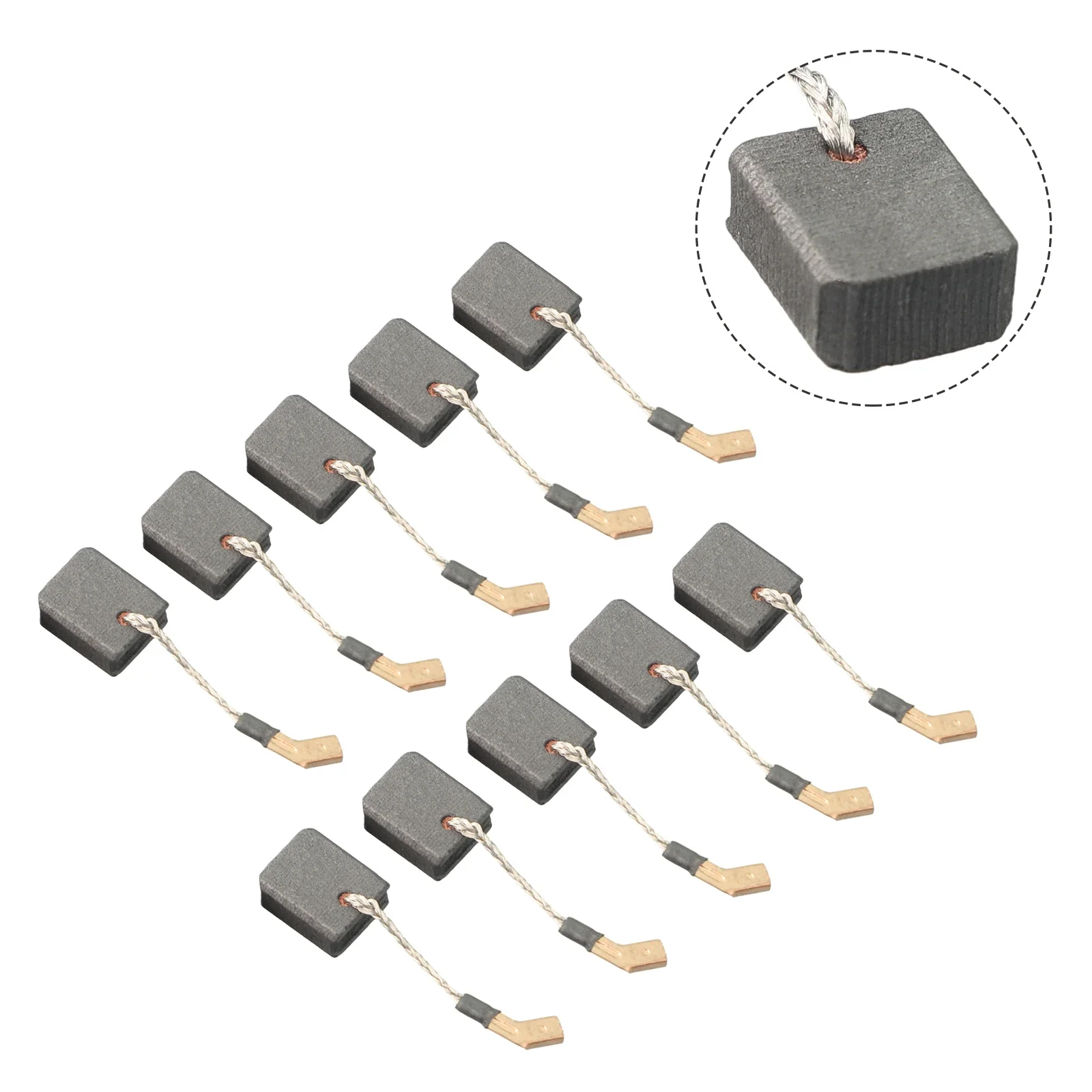 Carbon Brush 6.5mmx12mmx14mm Replacement For N421362/DWE4217/DWE4238 Power Tool Accessories Carbon Copper