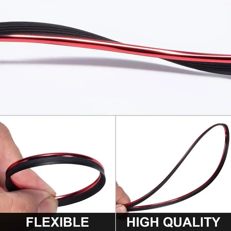 Universal Car Moulding Decoration Flexible Strips 5M/3M Interior Auto Mouldings Car Cover Trim Dashboard Door