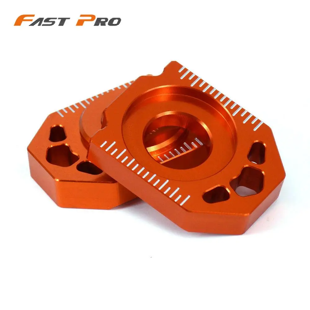 Motorcycle CNC Rear Chain Adjuster Axle Block for KTM 125 200 250 300 350 450 SX SX-F XC XC-F 2013-Motocross dirt bike motorcycle chain adjuster