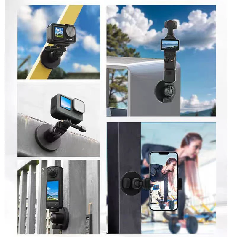 Magsafe 액션 카메라 지원 크래들 자석 브래킷 Go Pro 마운트 홀더 용 자기 Insta360 Gopro Hero 13 12 11 용 스탠드