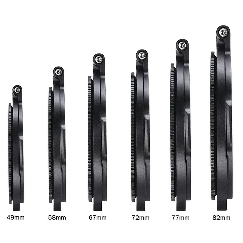 ND Filter Rapid Filter System DSLR Camera Accessory Quick Switch Bracket for 58/62/72/77/82mm DSLR Lens Adapter Flip