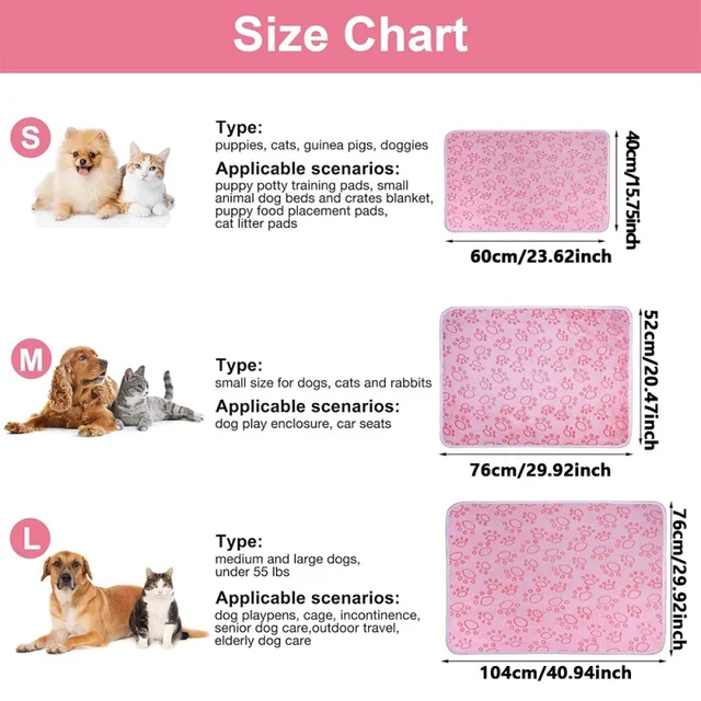 3 PCS Soft and Fluffy Quality Pet Blanket, Cute Paw Print Dog Blanket, Plush Pet Mat, Warm and Comfortable Cat and Dog Blanket 3
