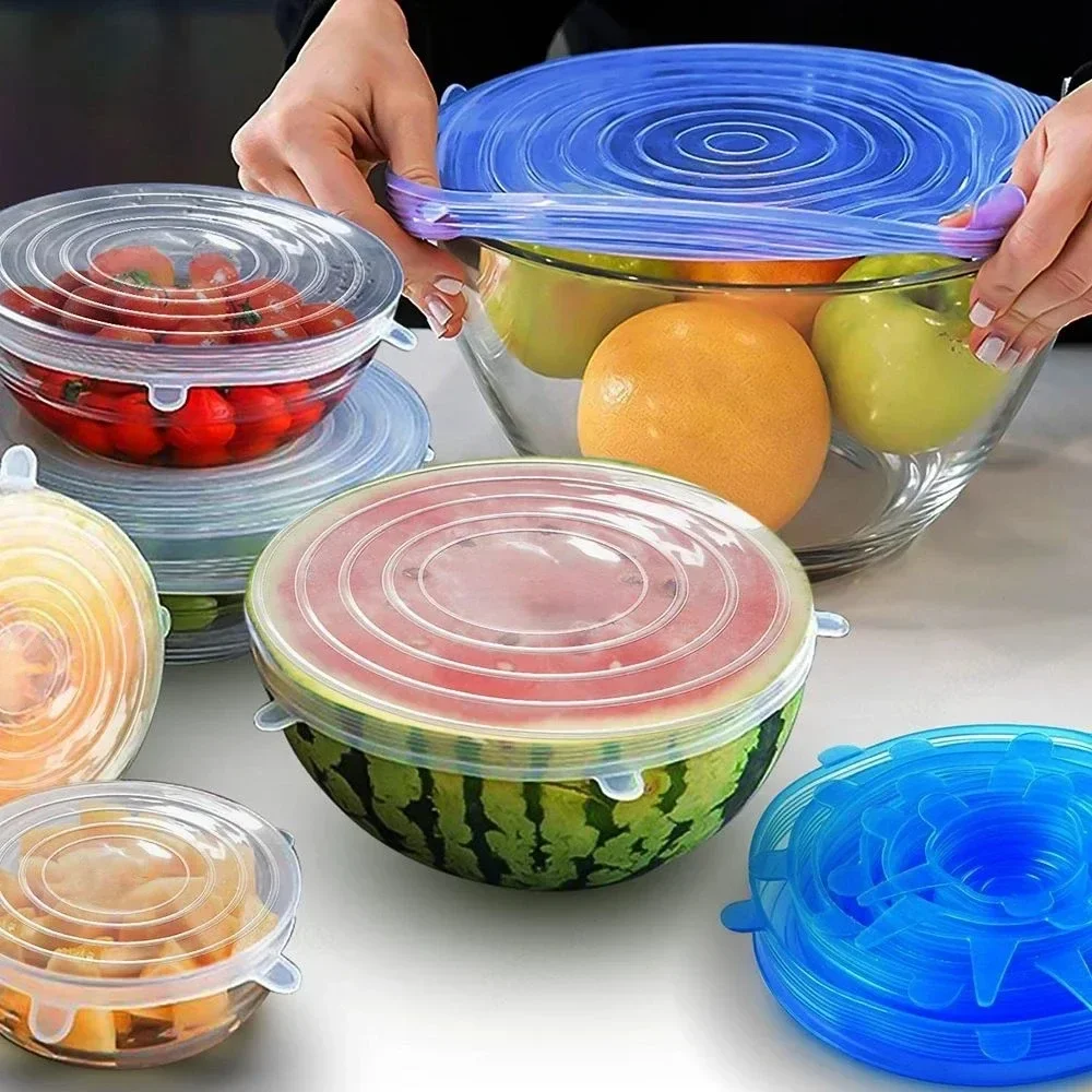 Container Food Cover Kitchen Fridge For Kitchen Storage Organization Dishes Adaptive Accessories General Refrigerator Plastic