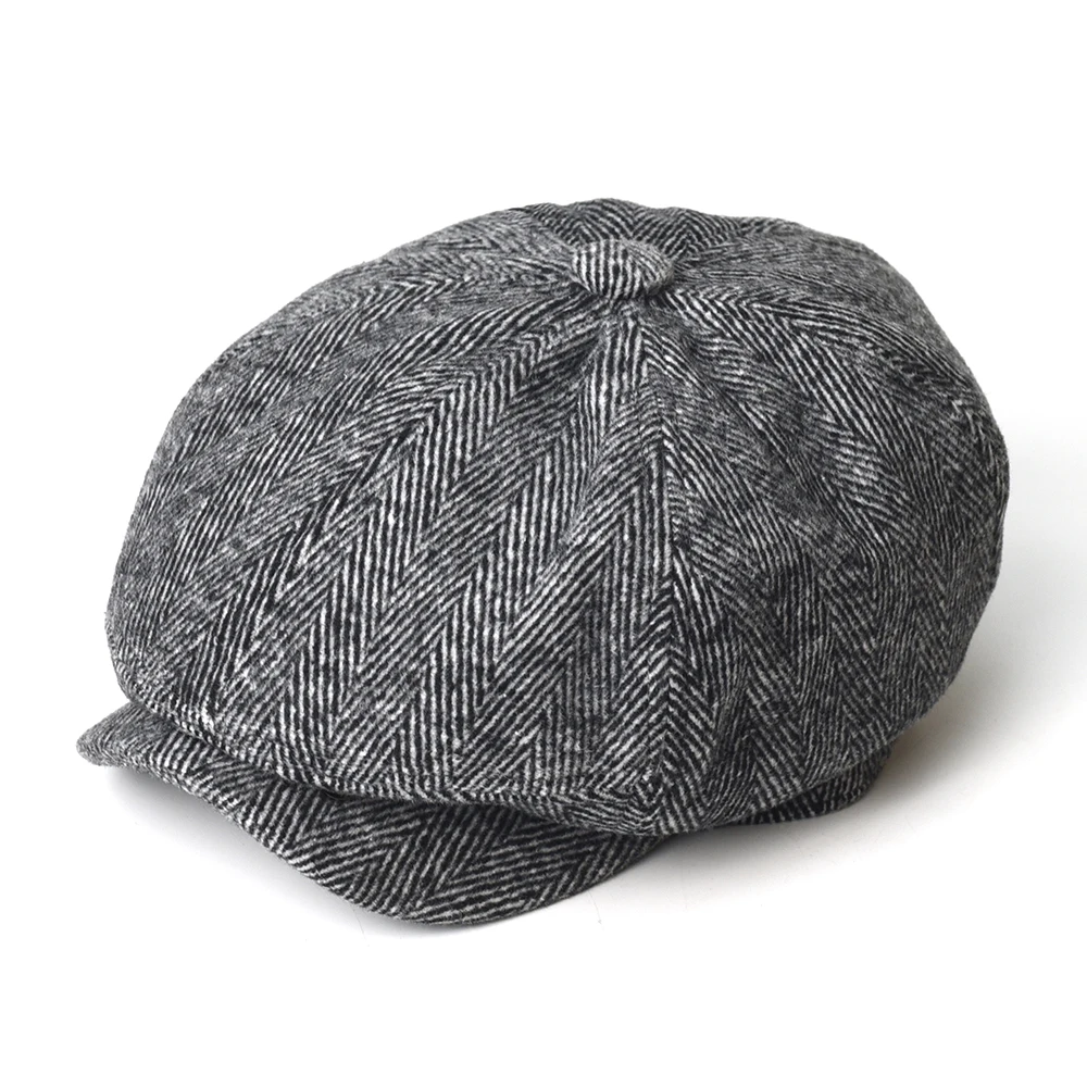 Winter Mens Newsboy Beret Cap Men Hats New Newsboy Caps Mens