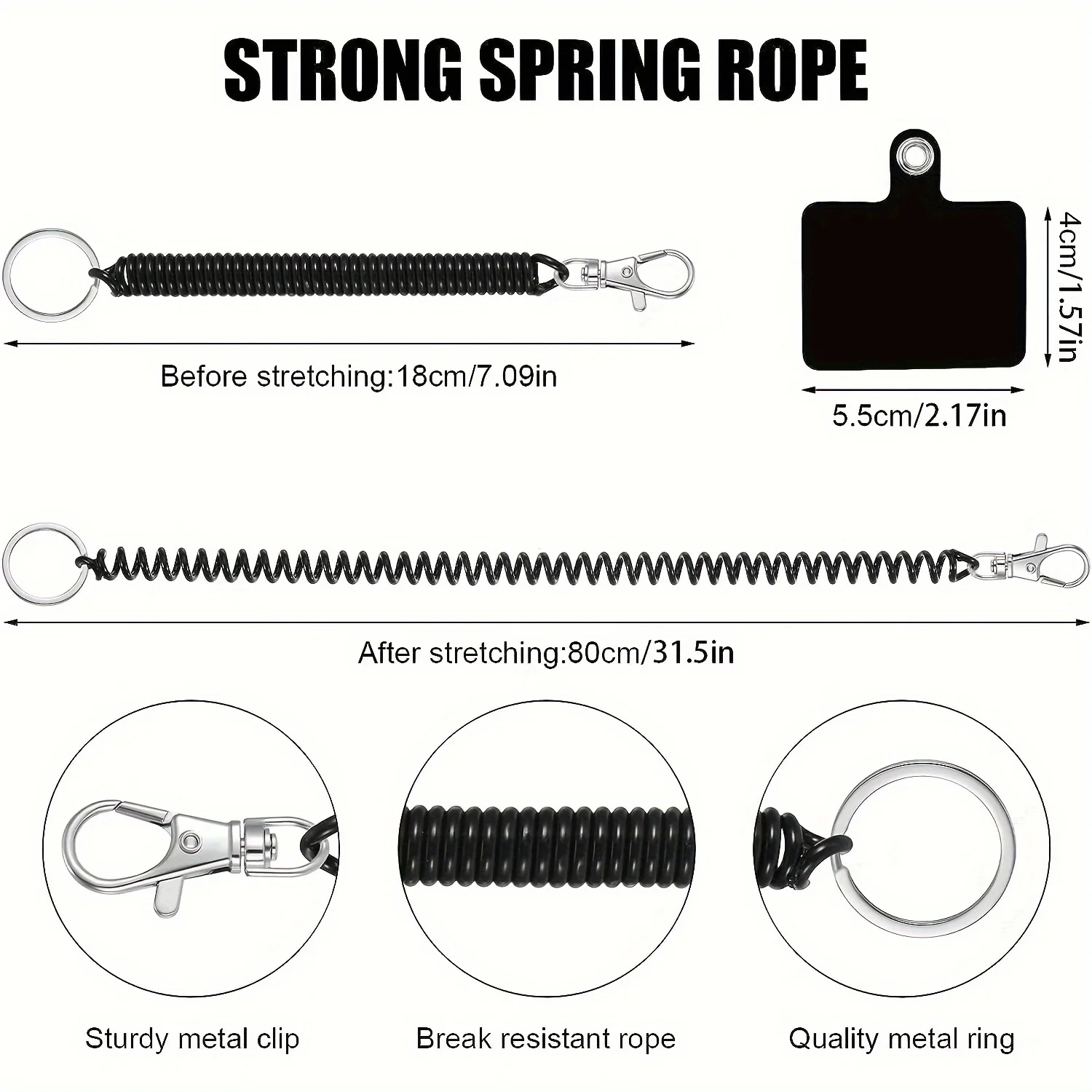 Adventure Secure Anti-Theft Phone Lanyard Set – Durable Stretch Wrist Straps (8-Pack)
