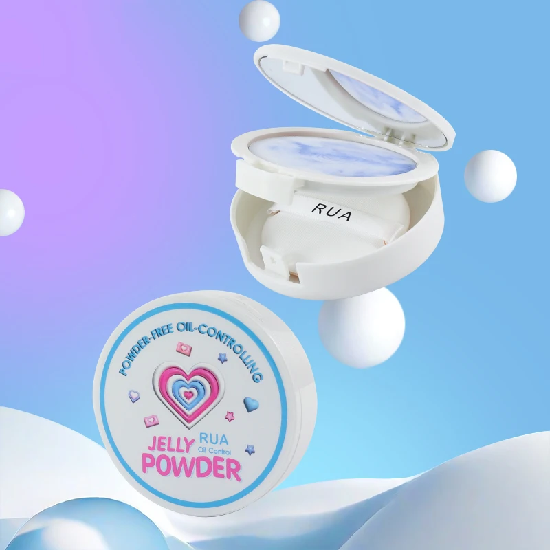 Waterproof And Oil Control Setting Powder Matte Concealer Pressed Powder Cream Smooth Natural Long-lasting Balm Makeup Primer Setting Powder Concealer Powder Compact Powder