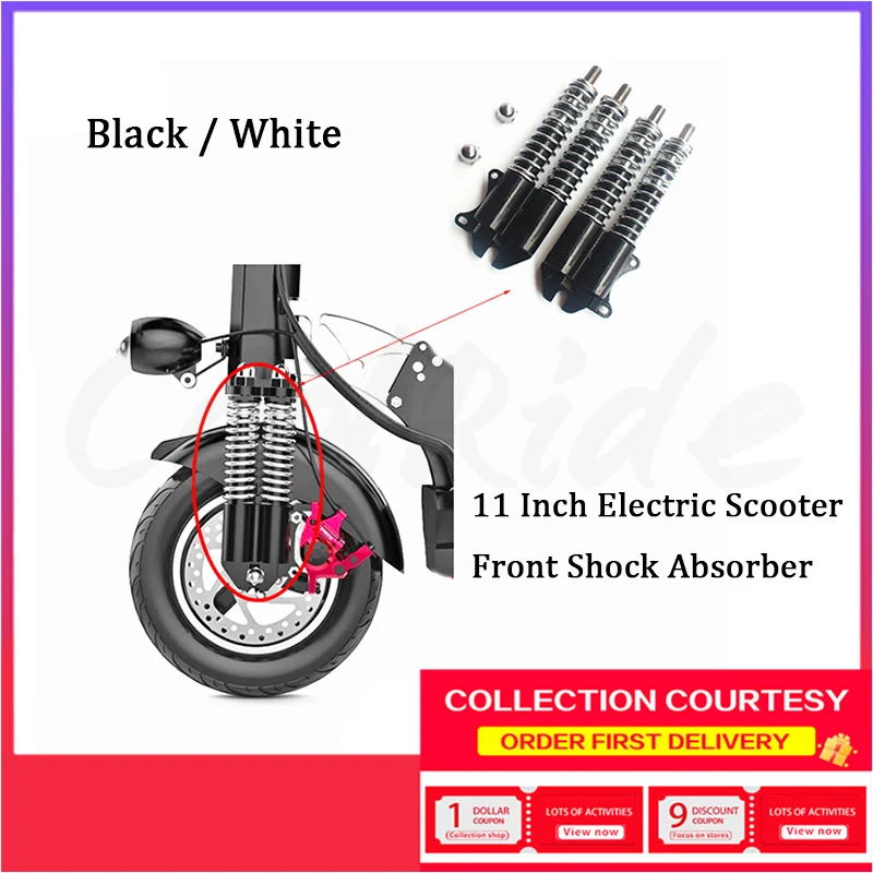 Front Suspension Dual Spring Device Front Suspension Electric Scooter