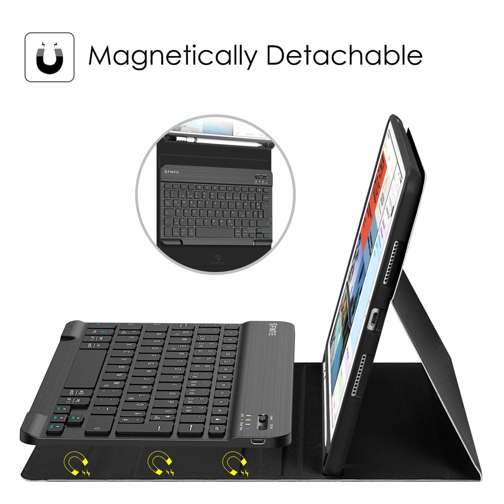 Premium Bluetooth Keyboard Cover for 11-Inch Tablet with Magic Keyboard Functionality