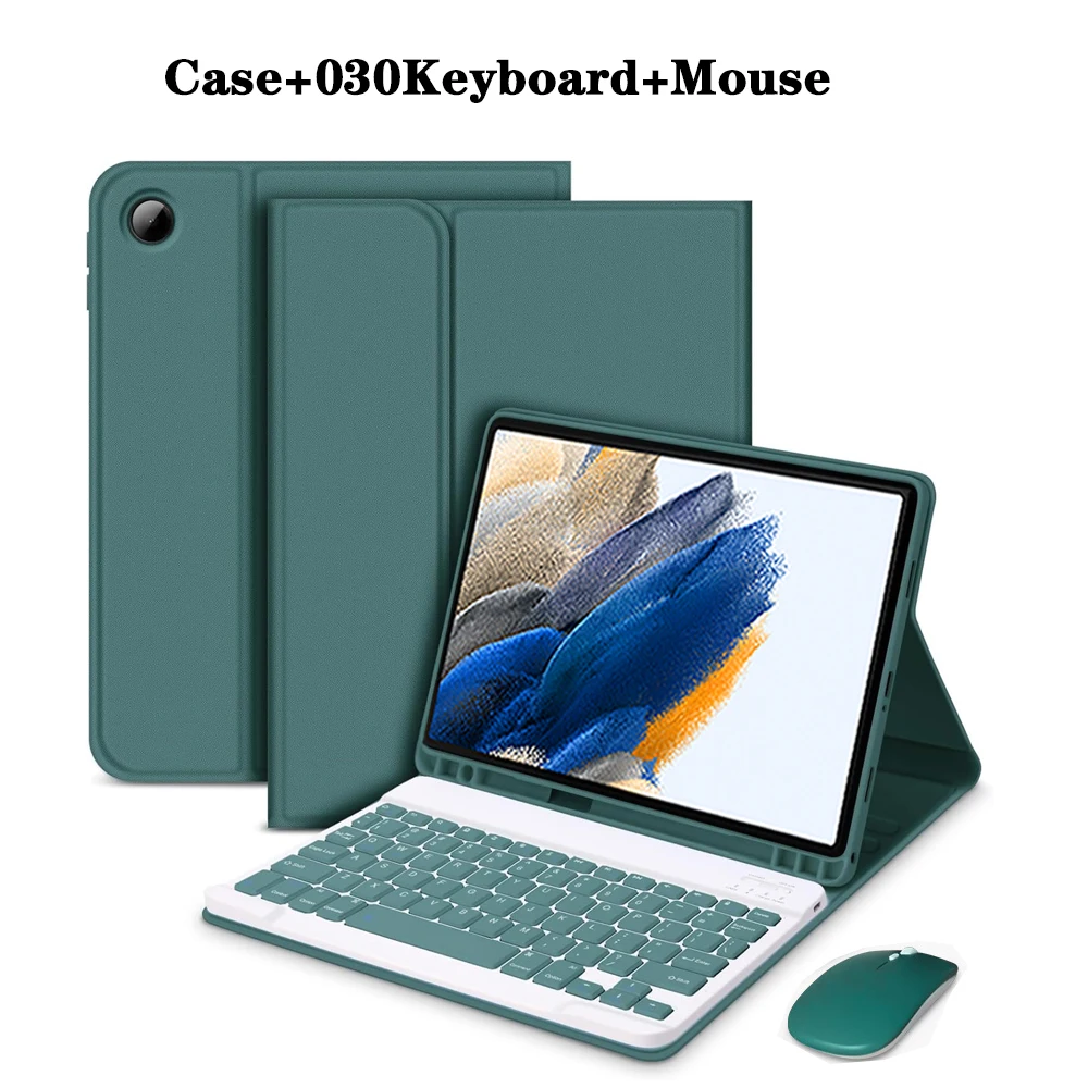 Premium Keyboard Case with Pencil Holder and Bluetooth Keyboard