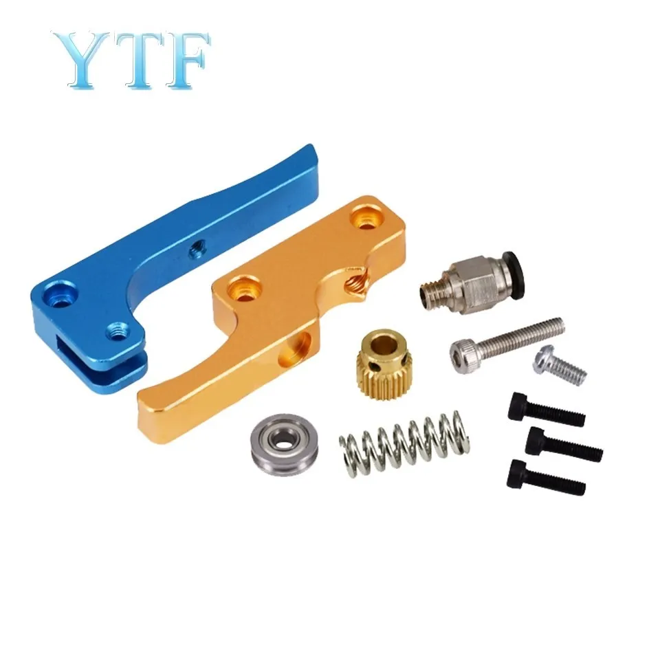 

3D printer accessories 1.75mm universal Jinlan extruder for long and short distances, new replacement for mk8 extruder