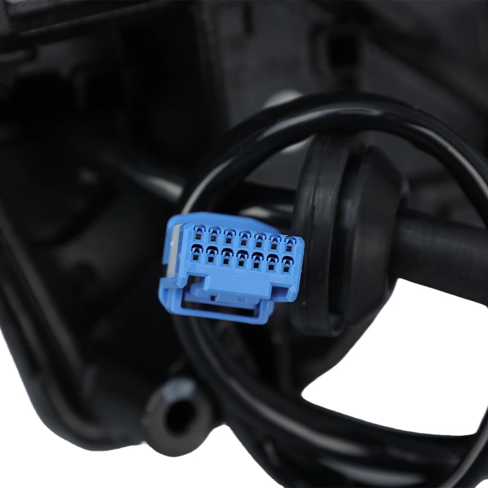 Tesla Model Y 2020 2021-2024 용 13 와이어 사이드 도어 미러 어셈블리 라벨이없는 플랩 포함 화이트 윙 미러 자동차 액세서리