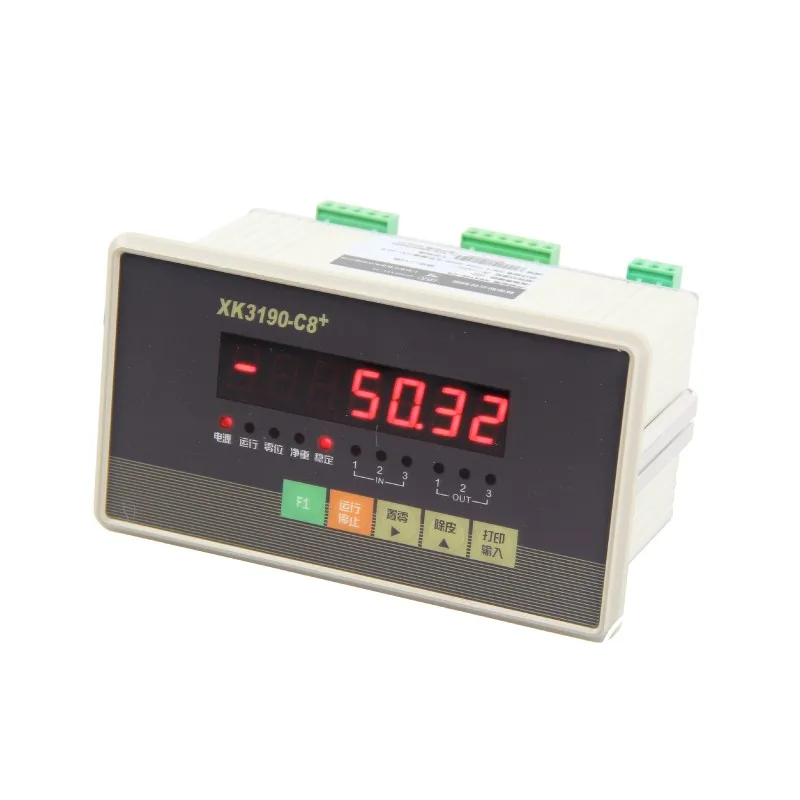 

XK3190-C8+ Weighing Display Controller Electronic Quantitative Packaging Scale Industrial Batching Instrument Tank