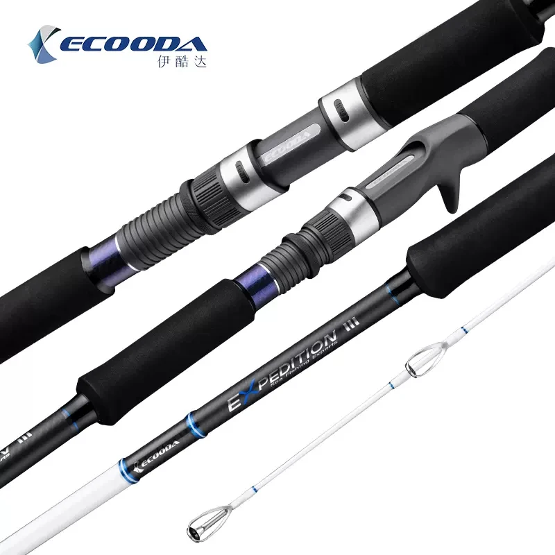 

2022 ECOODA EEB III морская рыболовная удочка для лодки 1,6-2,7 м, запчасти для Fuji, 40-120 #, тяговое усилие 10-16 кг, Спиннинг/кастинговое удилище Seabass