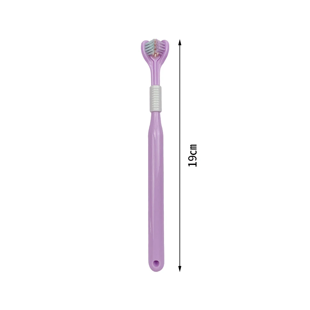 Adult Toothbrush Three-Sided Toothbrush Soft Bristle Teeth Whitening Brushes Tooth Brush 360&deg; Cleaning Teeth Brush Oral Care