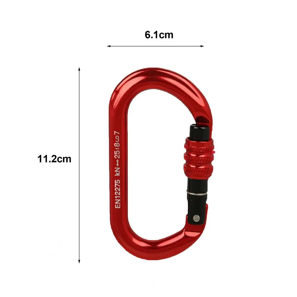 

Screw Lock Practical Sturdy Heavy Duty for Downhill Climbing Carabiner Climbing Carabiner