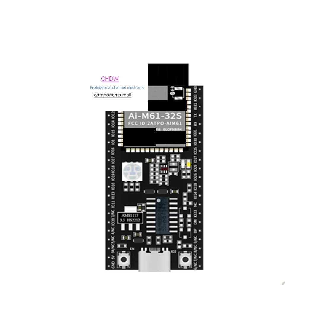 WiFi6+Bluetooth BLE5.3 combo module BL618 chip Ai-M61-32S development board