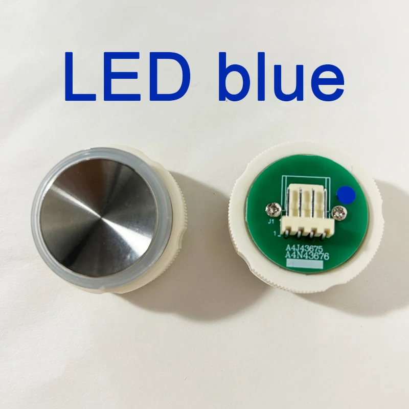 Xizi otis用エレベーター押しボタン部品,赤,青,白,オープンホール,27mm