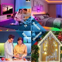 40M/30M RGB LED Neon Rope Lights, Music Sync Control with App/Remote, Flexible Lamp Color Change, Waterproof for Indoor Outdoor - Image 6