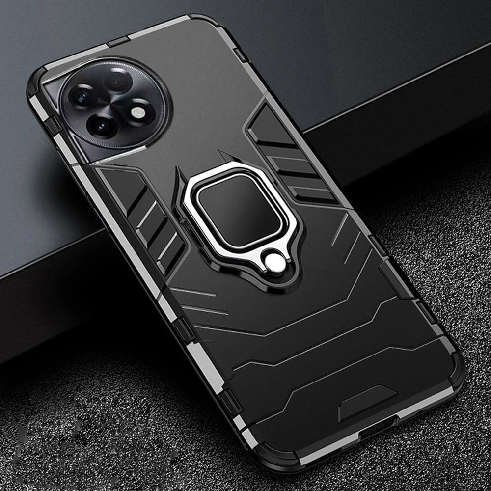 Oneplus 11 Custodia Per Oneplus 11 5G Custodia Armor Metal Ring Holder Cover Per One Plus 11 10 Pro 10T 9 R Rt 11R Nord Ace 2 Funda