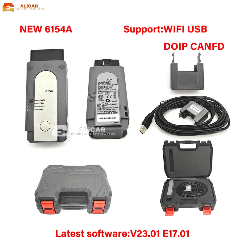 

Новый диагностический инструмент 6154A, поддержка DOIP CAN FD, последнее программное обеспечение V23.01 инженер 17,01, профессиональный Автомобильный сканер, ремонт автомобилей