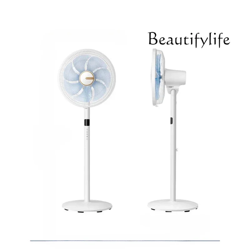 

Household Remote Control Fan Large Wind Floor Fan 7-Leaf Light Sound Power Saving Moving Fan