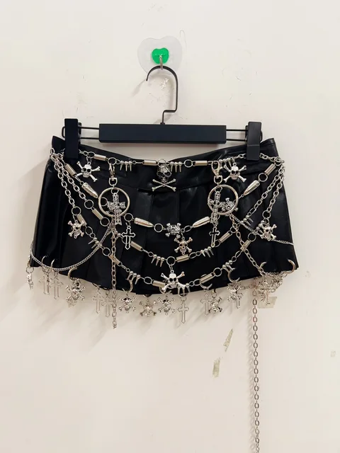 Metal Chain Micro Skirt 4